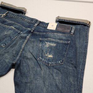 NEW $200 Men's C of H Man HOLDEN Slim Blue Selvedge Jeans size 38x33